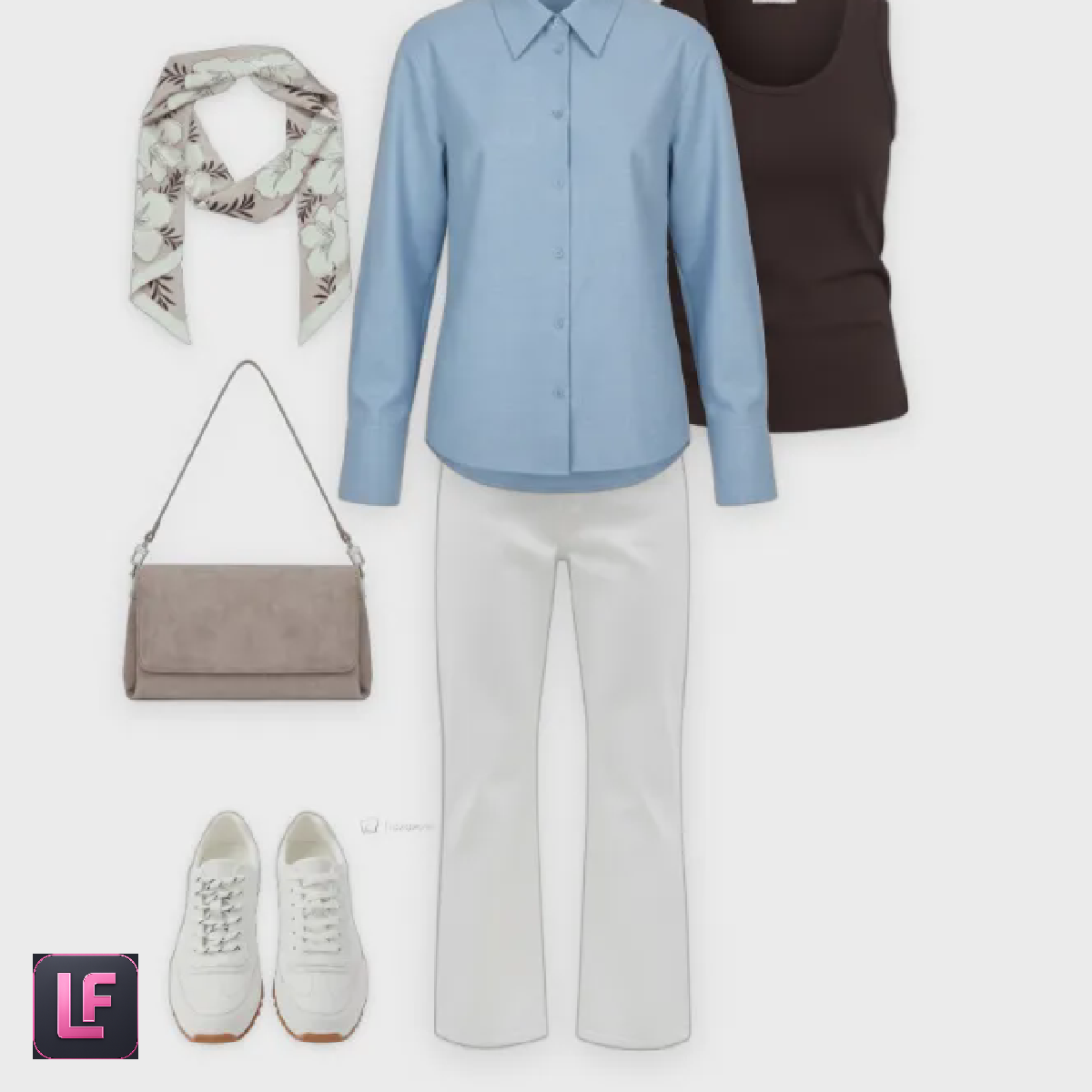С белыми джинсами 1 - Lookformer