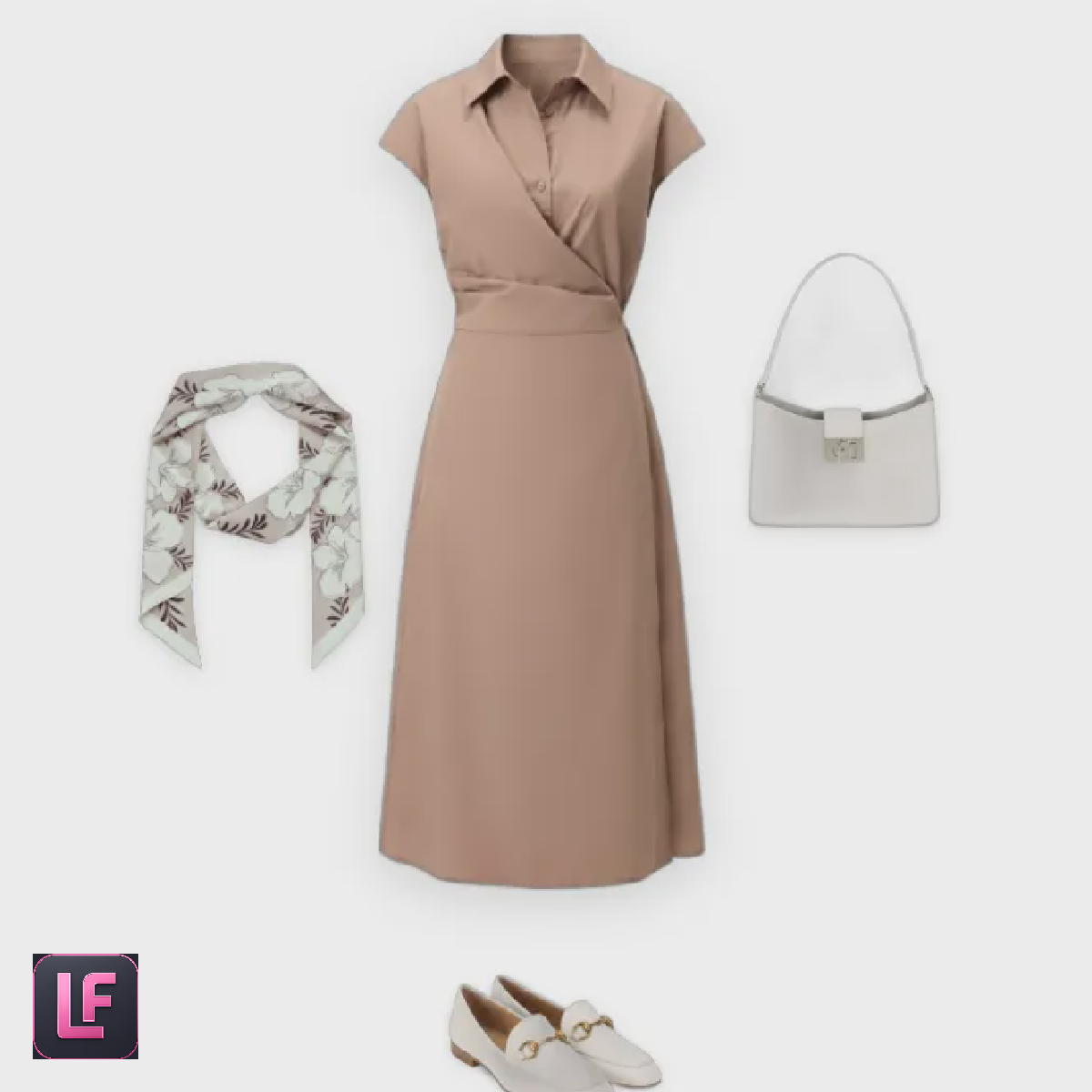 С песочным платьем 1 - Lookformer