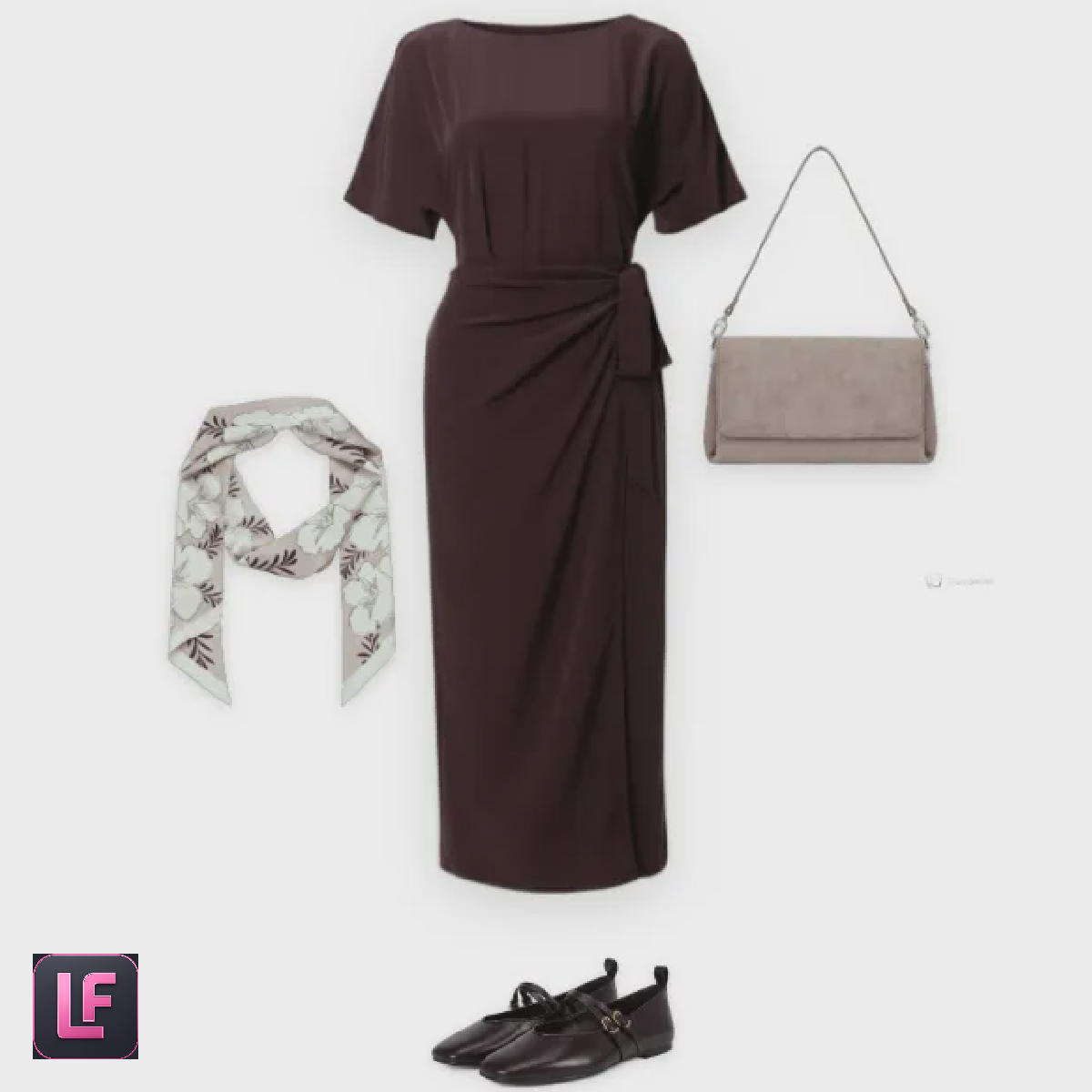 Сливовое платье - Lookformer