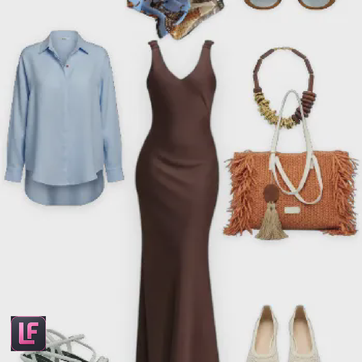 Летний для встречи с подругами - Lookformer
